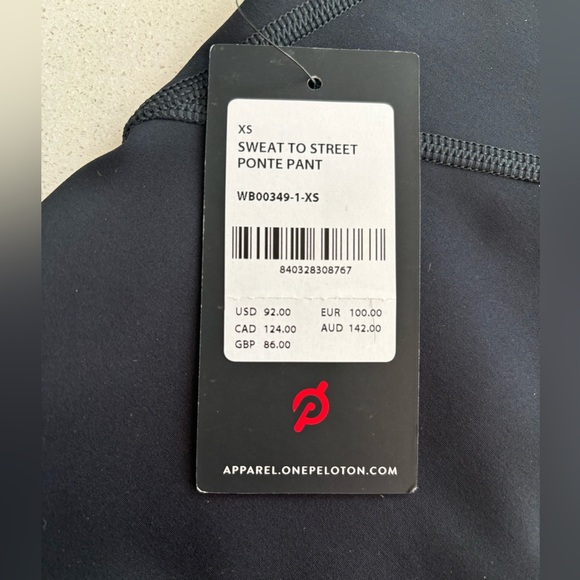 PELOTON Sweat To Street Ponte Pant/Leggings - Picture 7 of 8